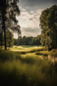 Dieses atemberaubende Foto des Golfplatzes Groß Kienitz wurde mit einer Canon EOS R Kamera und einem Teleobjektiv aufgenommen und zeigt die Schönheit dieses malerischen Golfplatzes. Es wurde mit einer Verschlusszeit von 1/800 bei ISO 100 aufgenommen und zeigt den Golfer bei seinem Schwung vor der üppigen grünen Landschaft. Die Fokussierung der Kamera liegt auf dem Golfer und dem Ball und liefert so ein gestochen scharfes Bild, das die Dynamik des Spiels hervorhebt. Der Golfplatz ist ein perfektes Ausflugsziel für alle, die einen friedlichen Rückzugsort von der Stadt suchen, und dieses Foto fängt die Schönheit des Ortes perfekt ein.