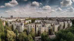 Dieses Foto zeigt die weitläufige und dynamische Immobilienlandschaft in Berlin, der Hauptstadt Deutschlands und einer der bevölkerungsreichsten Städte des Landes. Mit einer Bevölkerung von über 3,7 Millionen Menschen bietet Berlin zahlreiche Möglichkeiten für den Kauf oder Verkauf von Immobilien in verschiedenen Ortsteilen. Das Bild zeigt die verschiedenen Miet- und Kaufoptionen für Wohnungen und Häuser in unterschiedlichen Preisklassen. Viele Menschen ziehen aufgrund der kulturellen Vielfalt und der pulsierenden Atmosphäre Berlins, die hervorragende Restaurants, Museen, Sehenswürdigkeiten und eine wachsende Start-up-Szene umfasst, in die Stadt. Immobilienmakler in Berlin können Käufern und Verkäufern dabei helfen, ihre Bedürfnisse zu erfüllen und das perfekte Zuhause in einem bestimmten Stadtteil zu finden.